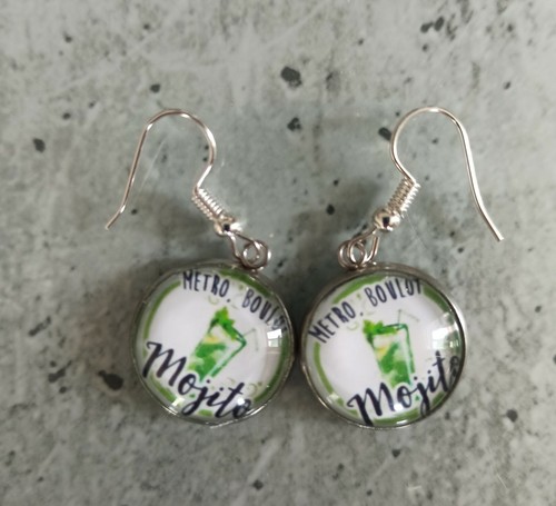 Boucles oreilles cabochon de - boucles,