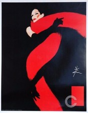 ORIGINAL VINTAGE POSTER "ROUGE