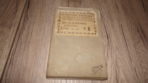 Carte taride toilée - carte,