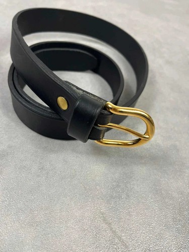 Ceinture cuir noir boucle