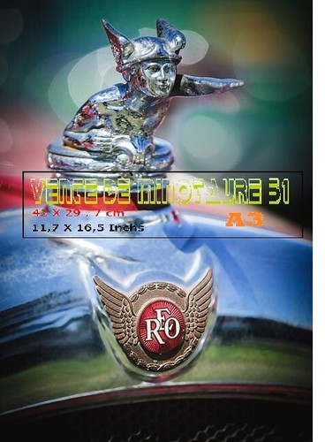 Mascotte auto 1929 reo - auto, flying