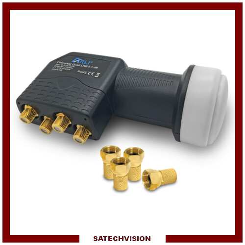 Lnb quad tête universelle 1 - universelle, 0,1