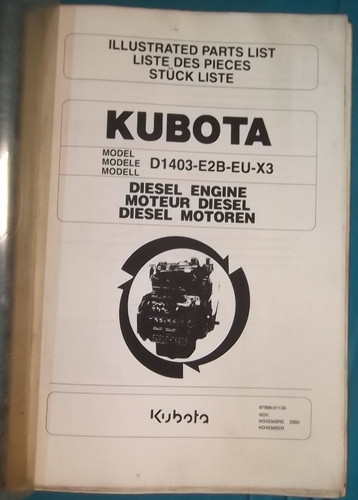 Manuel pièces moteur - de,