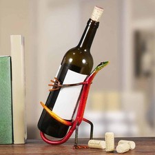 Rack de vins créatif décor de table rangement en métal pour le restaurant