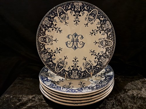 Superbe assiettes plates - 6,