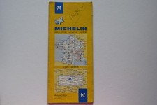 ANCIENNE CARTE 1/200.000ème MICHELIN N° 74 / ANNEE 1977 "LYON - GENEVE" BON ETAT