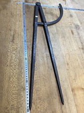 (n°13 OLD TOOL compass , OUTIL ANCIEN, COMPAS Forgé XIXEme tailleur de pierre