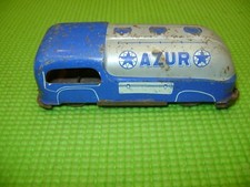JOUET ANCIEN CR CHARLES ROSSIGNOL CAMION CITERNE AZUR EN TOLE REF 168