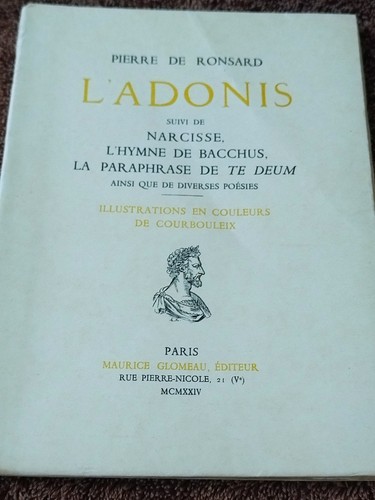 Ronsard pierre adonis - pierre,