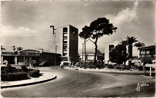 Cpa cote azur les sablettes - d'azur,