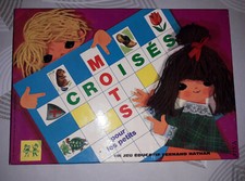 Ancien jeu mots croisés pour les petits Ferand Nathan