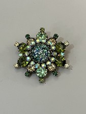 MAGNIFIQUE  BROCHE STRASS  Vintage  / BIJOUX ANCIEN VINTAGE