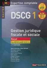 DSCG 1 Gestion juridique fiscale, fiscale et sociale manuel 5e édition Millésime