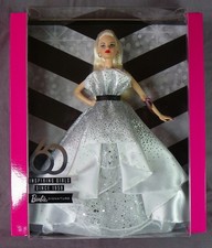 barbie WHITE & SILVER 60th