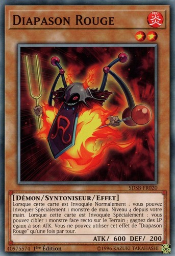 Diapason rouge - -,