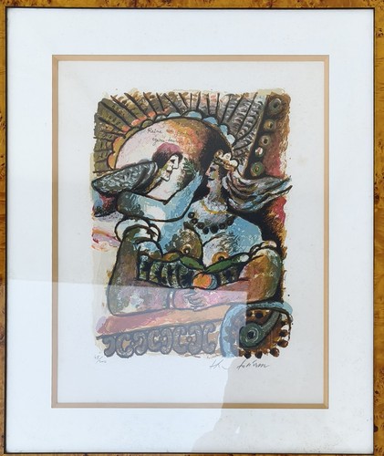 Lithographie théo tobiasse - théo,