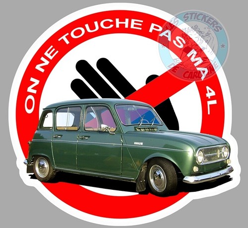 Sticker touche pas a ma - sticker,