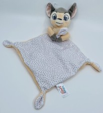 2957?Doudou Plat Peluche Baby Biche Faon Bambi Disney Baby