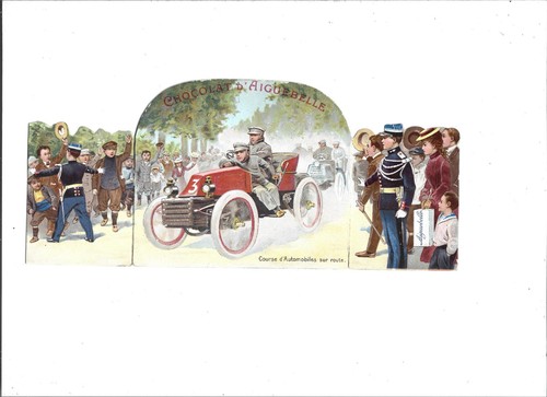 Chromos triptyque chocolat d - chromos,