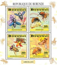 Burundi 2014 Perf. Fauna &