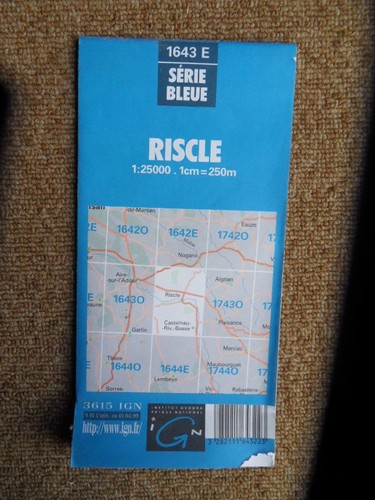 527 carte ign série bleue - 527-,