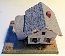 Vau-pe 101 Modèle Déjà Assemblé Crépi Maison Carton Bois Papier 50er Années