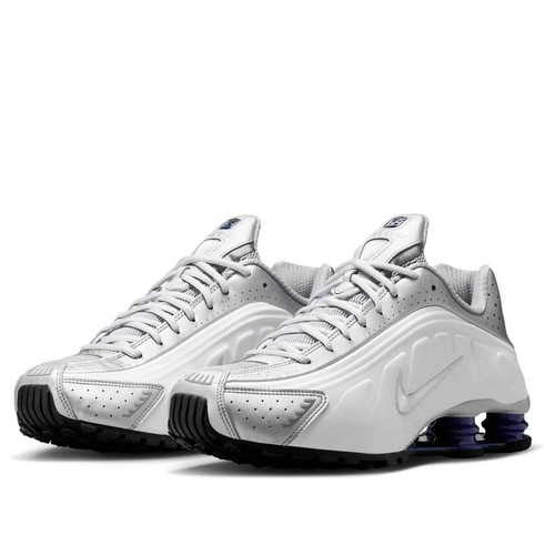 Nike shox metallic silver - r4,