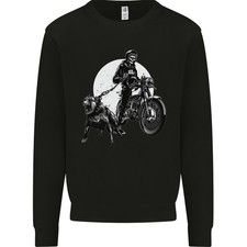 Sweat À Capuche Skull Biker