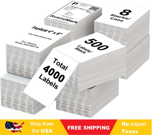 Avenemark 4x6 fanfold thermal - avenemark,