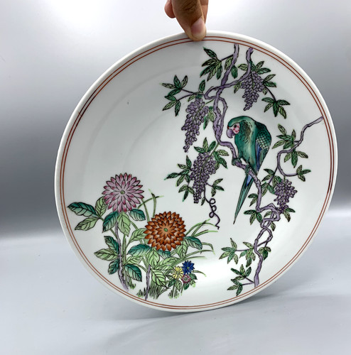 Assiette ancienne - , en