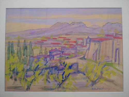 Superbe paysage fauve - , tableau