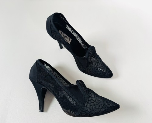 Escarpins tulle azzedine - en,