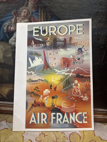 Ancien menu concorde avion - menu,