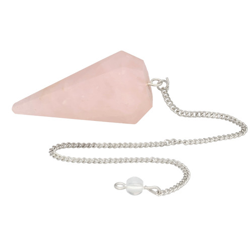 Pendule quartz rose - pendule, taillé