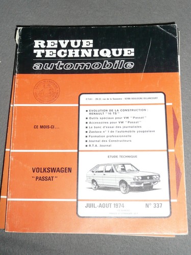 Passat 1974 revue - passat, 1974: