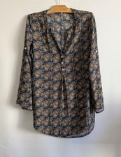 Tunique bleu marine petits strass polyester T38 JS Millénium (2506048)