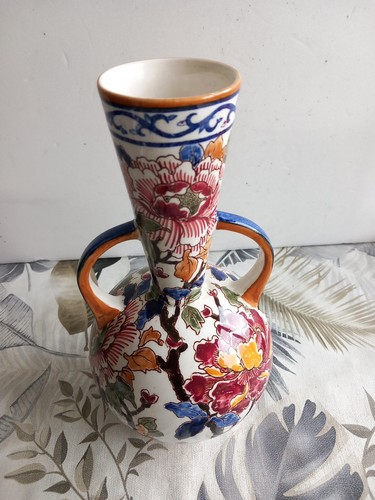 Beau vase faïence gien - beau, en