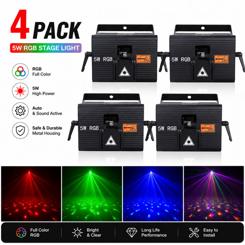 4pcs stage projector - 4pcs,