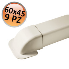 Coude mural pour goulotte