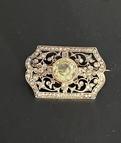 4070 broche plaque ancienne - plaque,