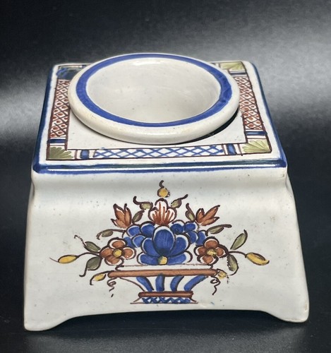 Encrier porcelaine carré - en,