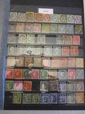 France lot timbres oblitérés dans album + vrac