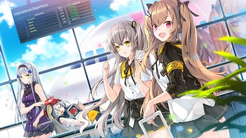 Anime girls ump45 - , playmat