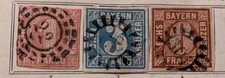 Timbres de Bavière Allemagne
