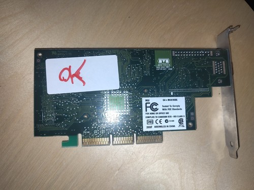 Matrox millennium g400 agp - matrox,