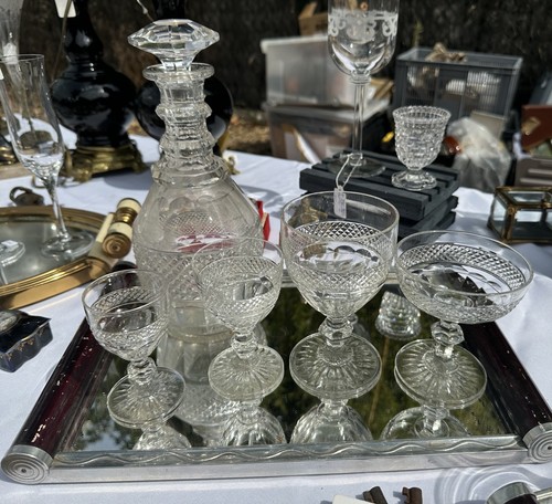 Verres carafe cristal - carafe,