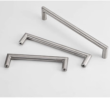 Poignées de Cuisine Inox Poignée De L'Armoire Poignée de Tiroir Poignées Argent