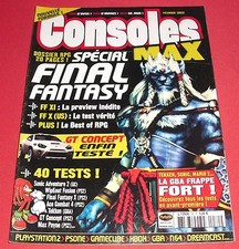 Magazine Consoles MAX [n°30 Fév. 2002] FFXI Grandia Chrono Cross megaman X6 *JRF
