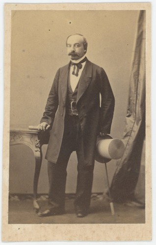 Cdv circa 1860 comte - cdv,