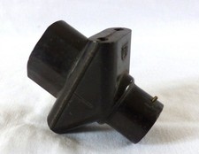 Douille voleuse B22 en Bakélite Noire, 2 prises, Luminaire, Lustre, Chevet TBE